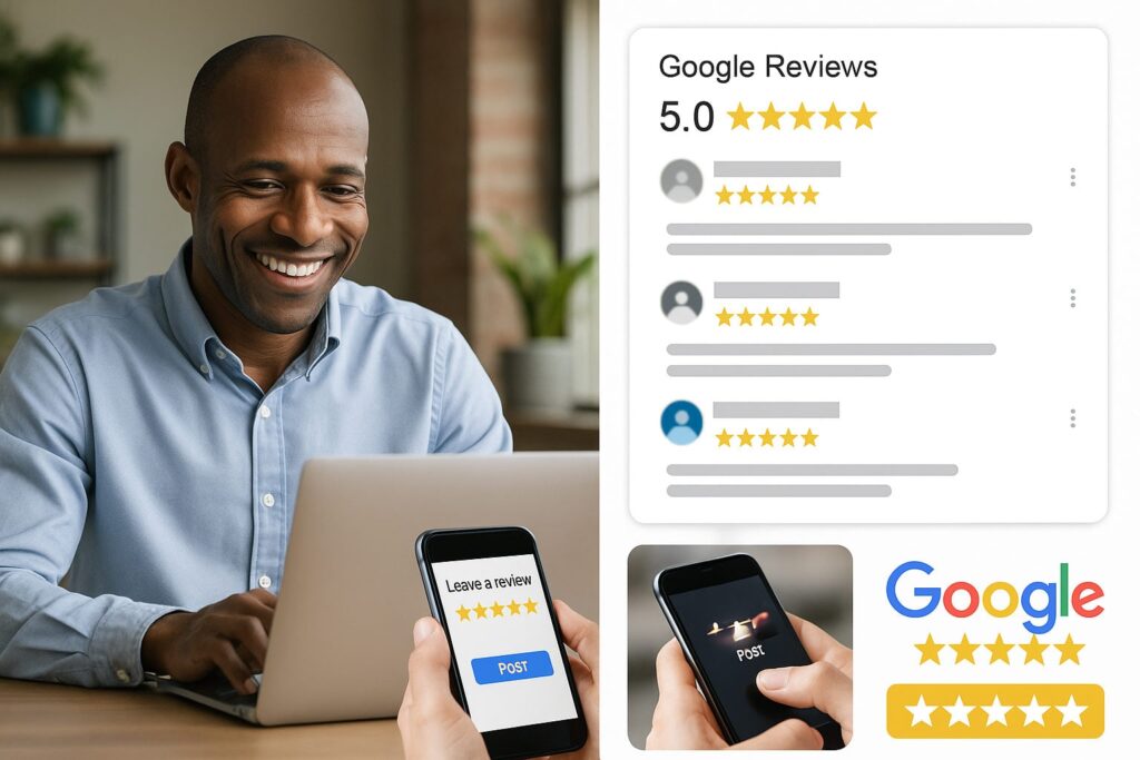 Gestión de reseñas positivas en Google con servicios de reputación online en México.