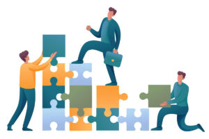 Trabajo en equipo construyendo estrategia de reputación digital en México.