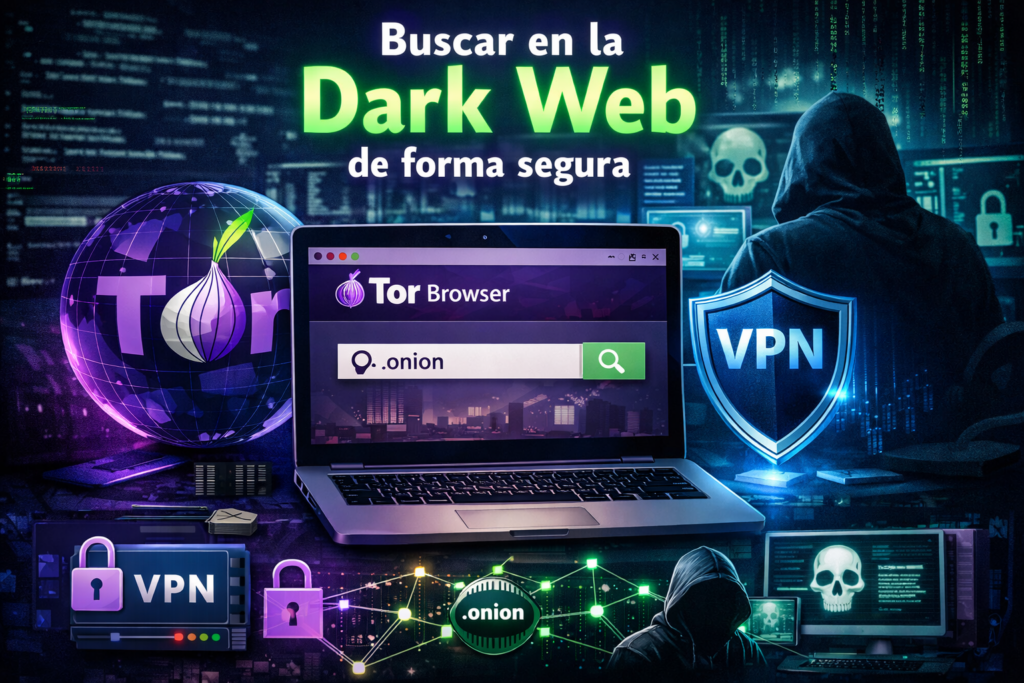 buscar en la dark web de forma segura con navegador Tor seguro