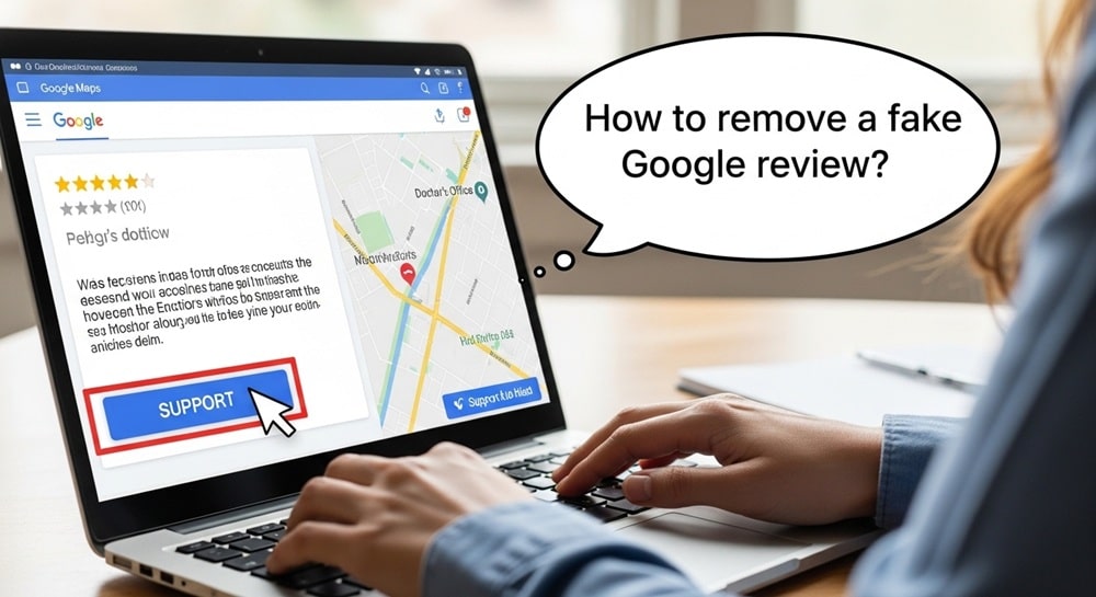 eliminar reseña falsa Google