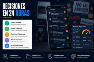 Las primeras 24 horas en TikTok y Facebook: decisiones que salvan tu reputación