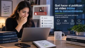 Qué hacer si publican un video íntimo sin tu consentimiento