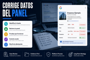 Cuando el panel de Google te presenta como otra persona
