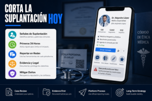 Anatomía de un perfil médico falso en TikTok, Instagram y X: del primer reporte a la contención
