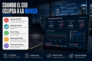 Cuando el nombre del director general eclipsa a la marca en Google
