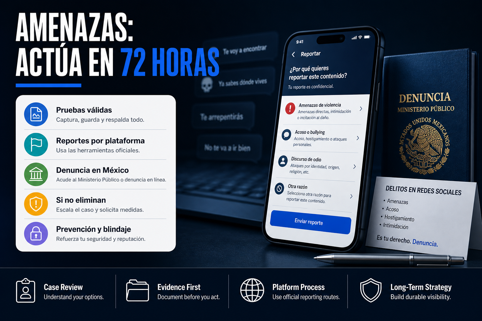 Lo que realmente arriesgas al ignorar una amenaza en WhatsApp o Facebook